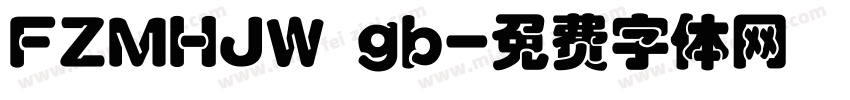 FZMHJW gb字体转换